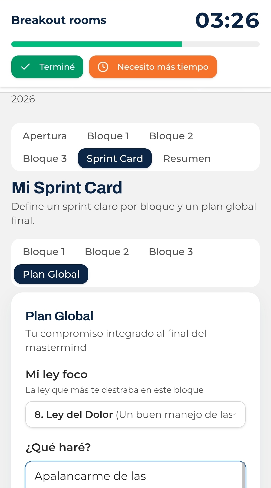 Tu plan global de 30 días